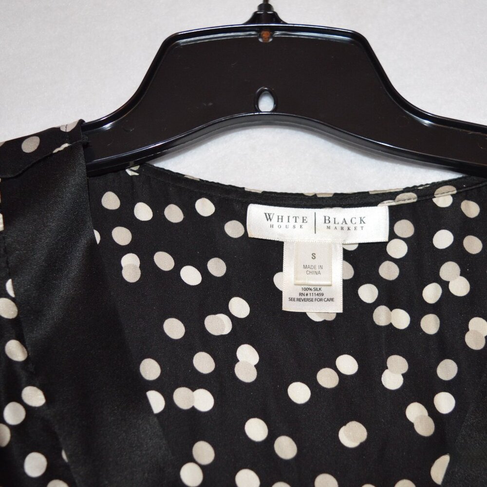 White House Black Market Silk Top size S - Picture 4 of 8